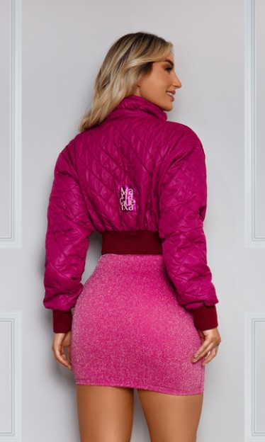 Jaqueta Bomber Maria Gueixa Pink