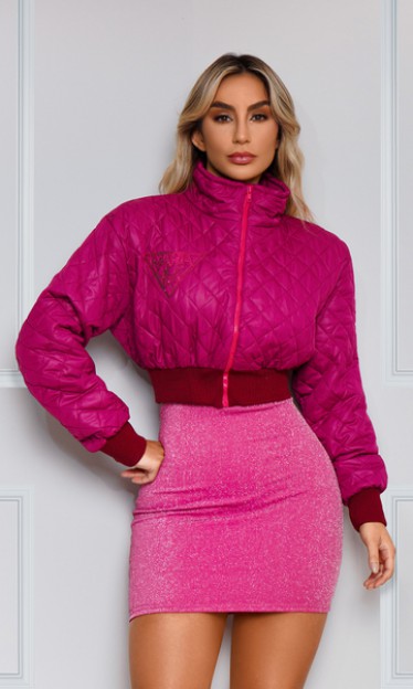 Jaqueta Bomber Maria Gueixa Pink