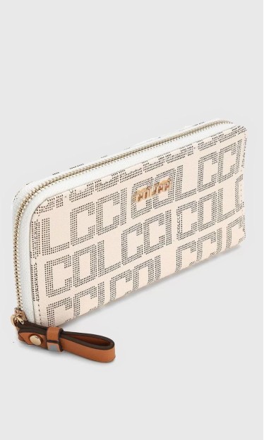 Carteira Colcci Monograma Off White