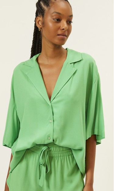 Camisa Sport Style Oversized Verde