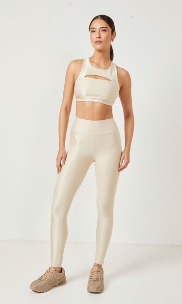 Calça Legging Acetinada Colcci