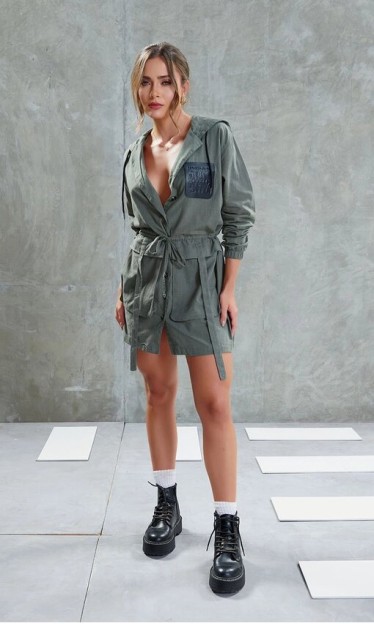 Vestido Parka Cargo Maria Gueixa