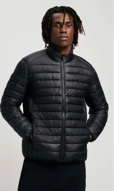 Jaqueta Básica Puffer Preto Masculino