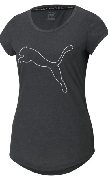 Camiseta Performance Heather Cat Tee Puma