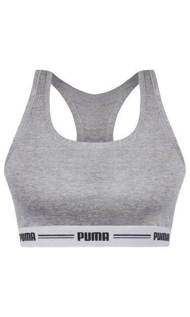 Top Nadador Puma Cotton Cinza