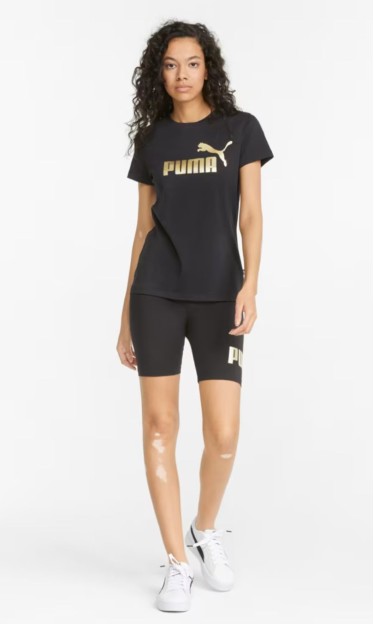 Camiseta Ess Metallic Logo Puma