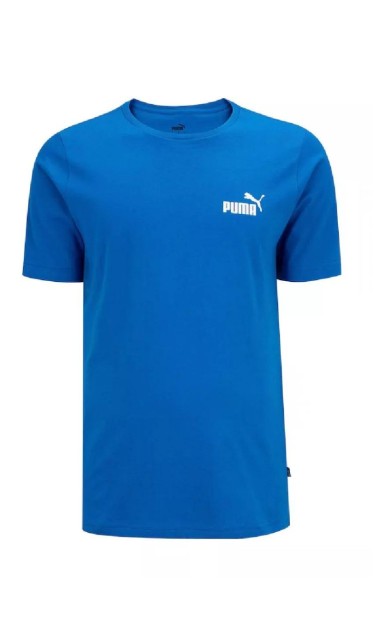 Camiseta Puma Ess Smal Logo Tee Azul