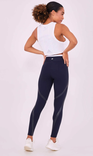 Legging Hyper Silk E Detalhe Cos