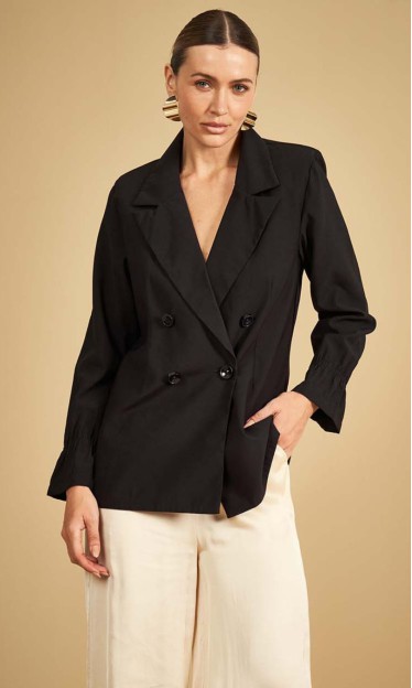 Blazer Alfaiataria Preto Sommer