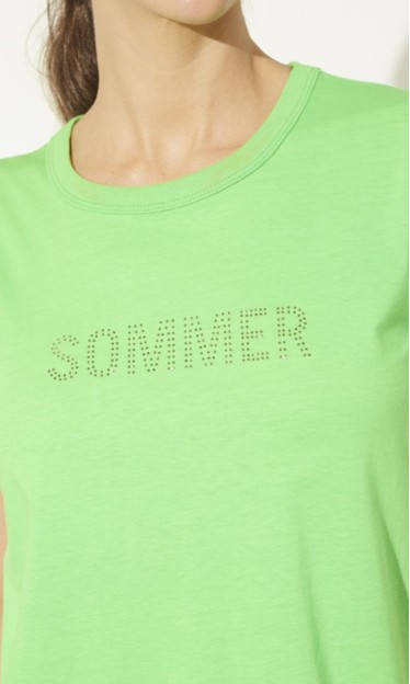 Camiseta Slim Com Aplicação Sommer