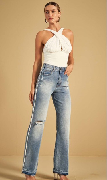 Calça Jeans Straight Sommer