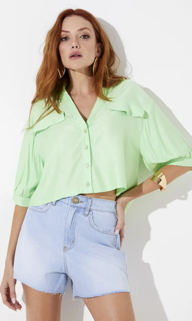 Camisa Verde Yuji Over Sommer 